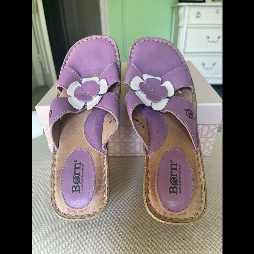 Born sandals with flower detail